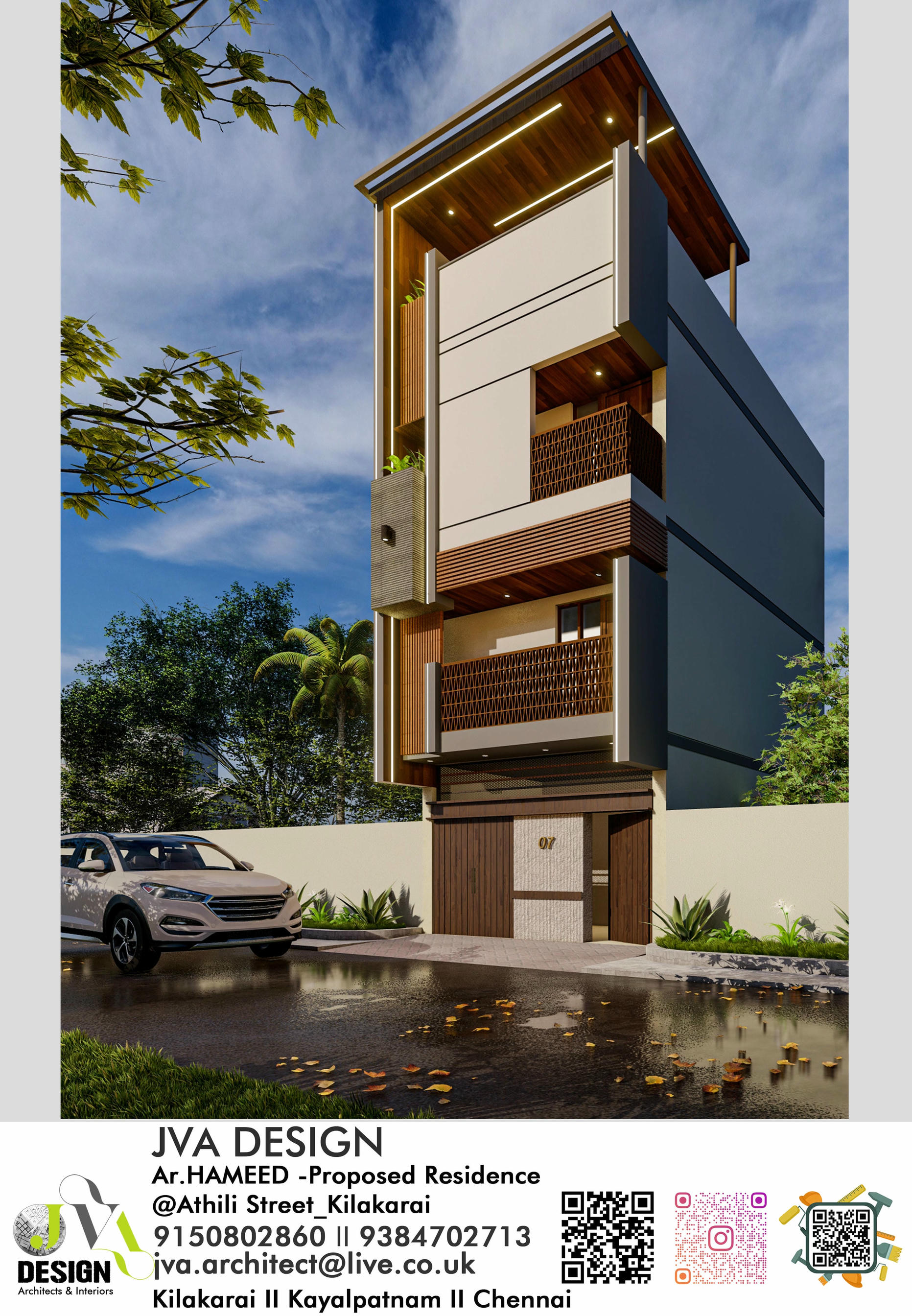 Mr. Ahmed Residence (Elevation 1)